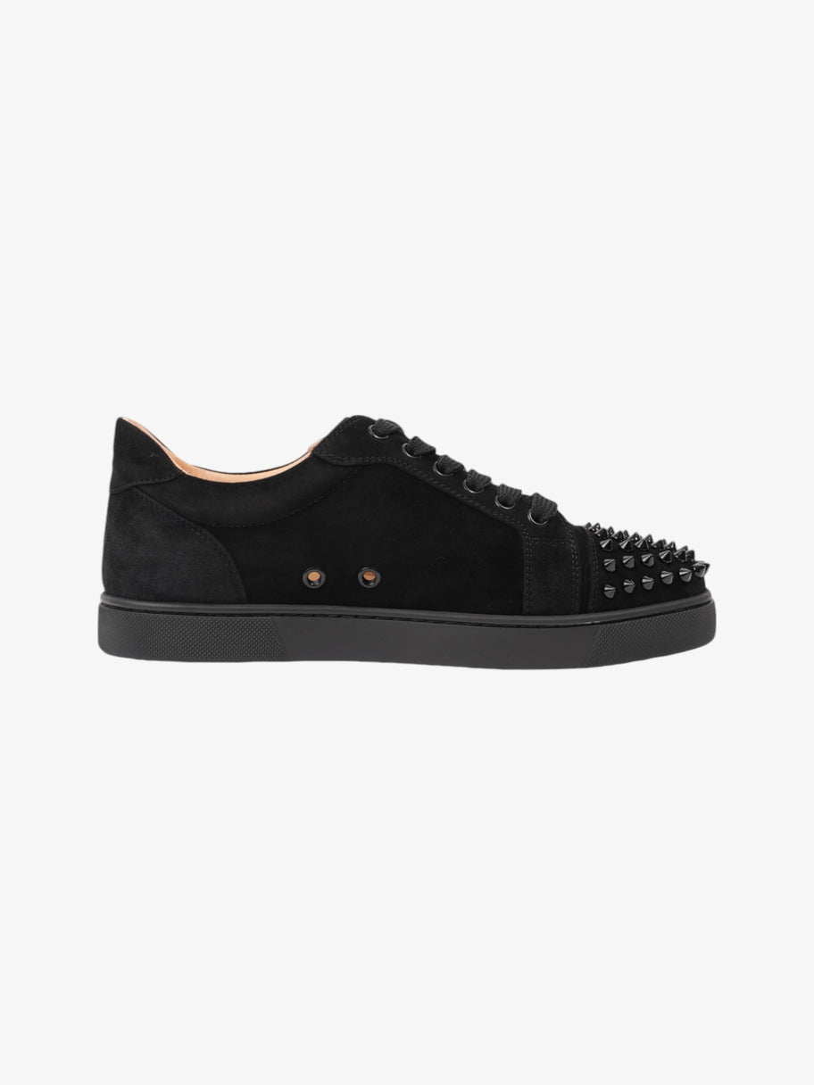 Christian Louboutin Vieira Spikes Sneakers Black Suede EU 39 UK 6 Image 4