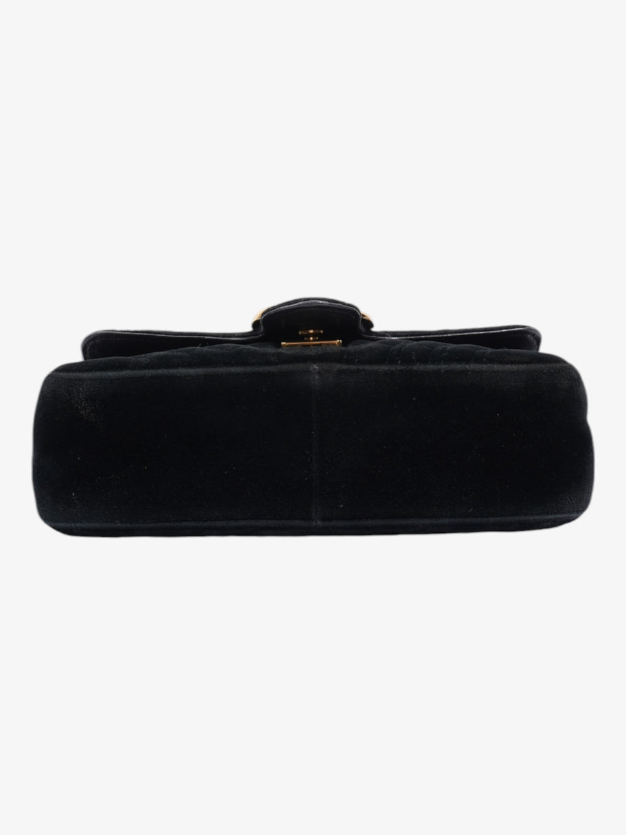 Gucci GG Marmont Black Velvet Mini Image 6