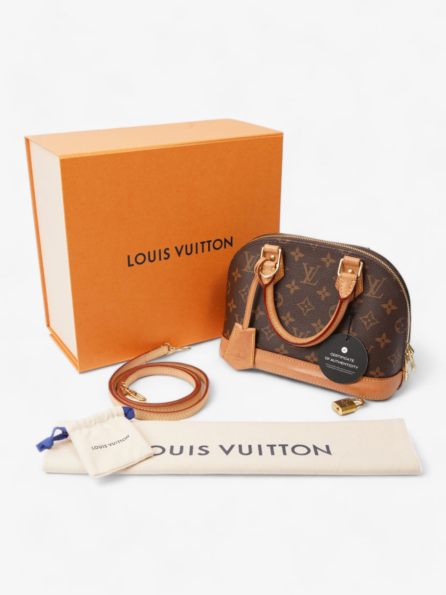 Louis Vuitton Alma BB Monogram Coated Canvas Image 10