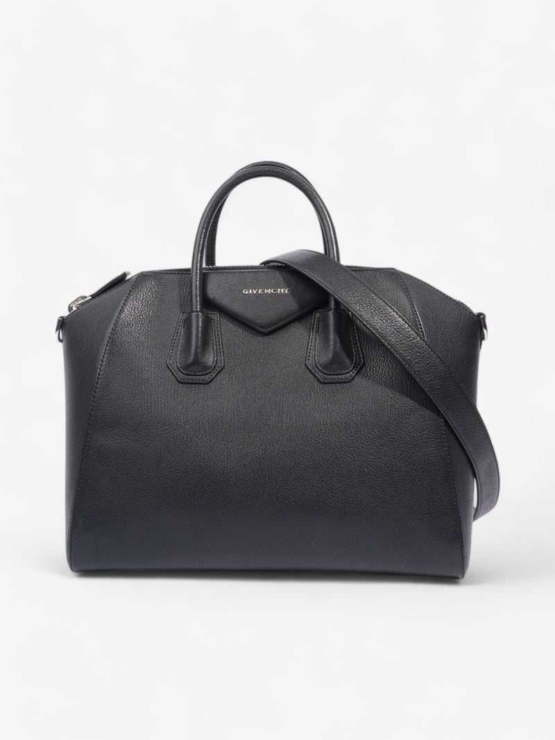  Givenchy Antigona sugar Black Goatskin Leather Medium