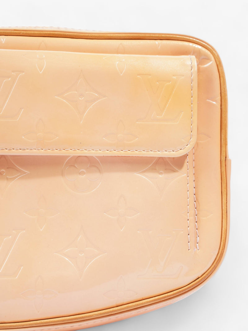  Louis Vuitton Vernis Fulton Peach Patent Leather