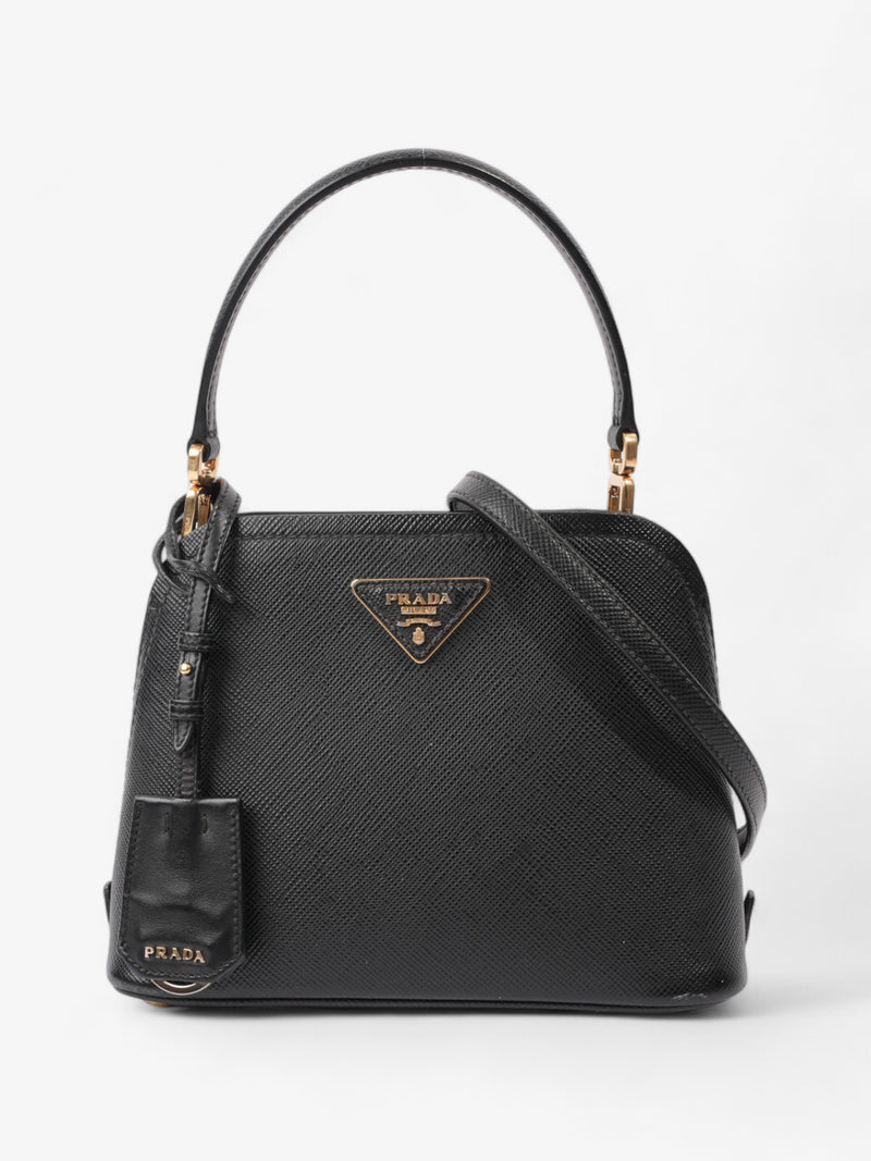  Prada Matinee Black Saffiano Leather