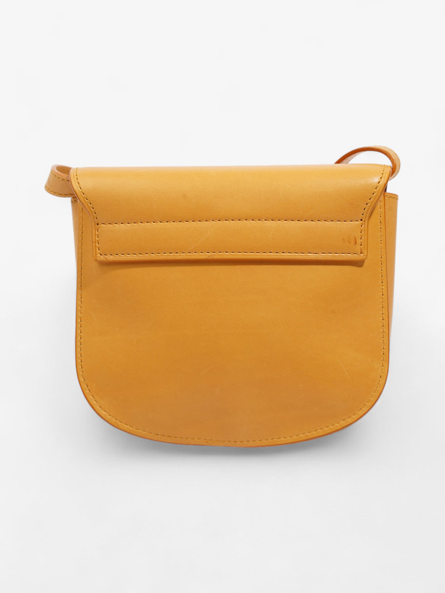 Saint Laurent Kaia Satchel Mustard Yellow Leather Small Image 3