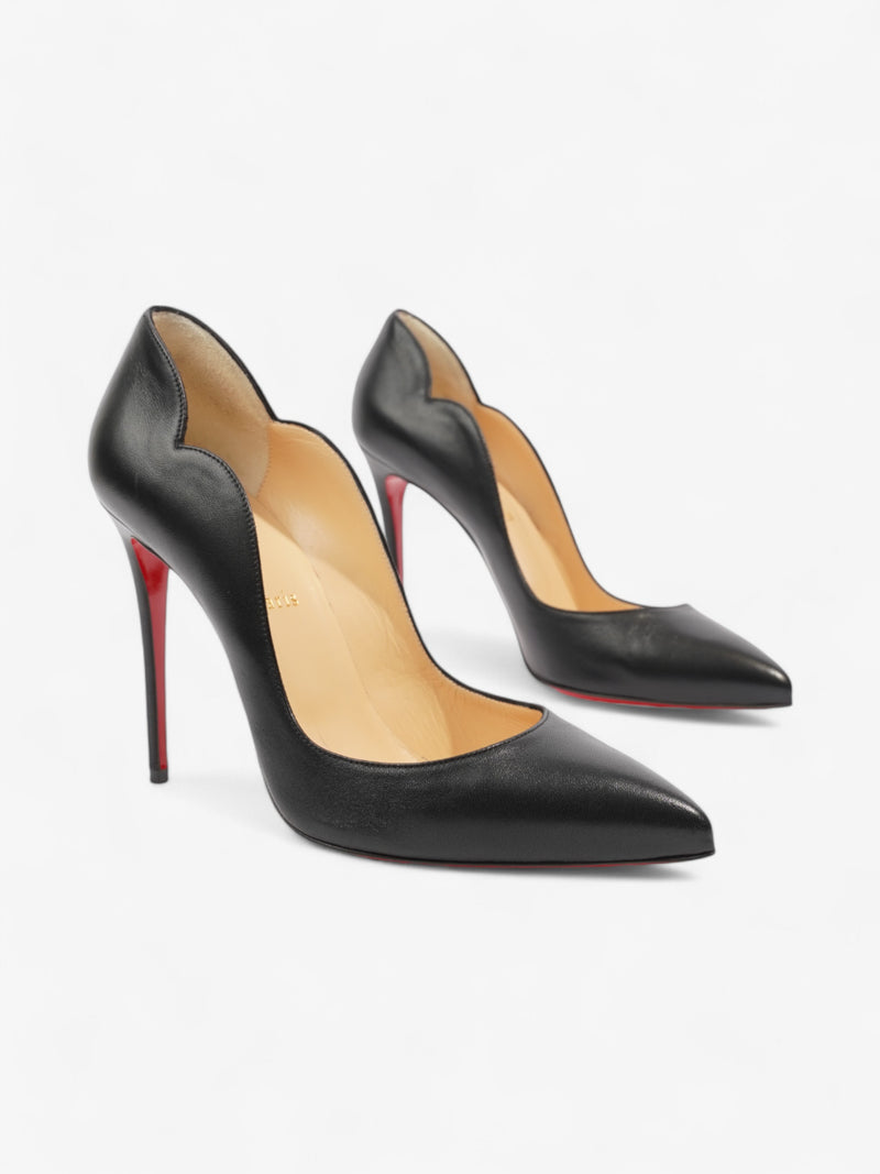  Christian Louboutin Hot Chick 110mm Black Leather EU 39.5 UK 6.5