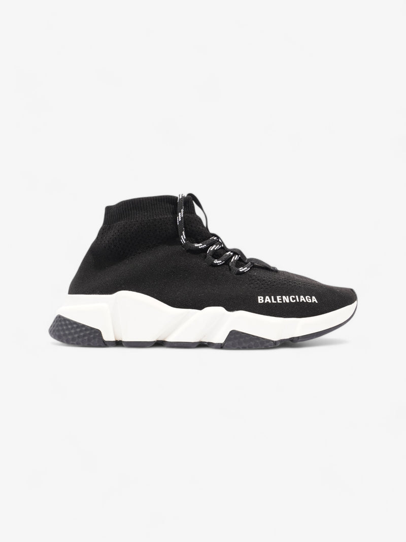  Balenciaga Speed Lace-Up Black / White Cotton EU 38 UK 5