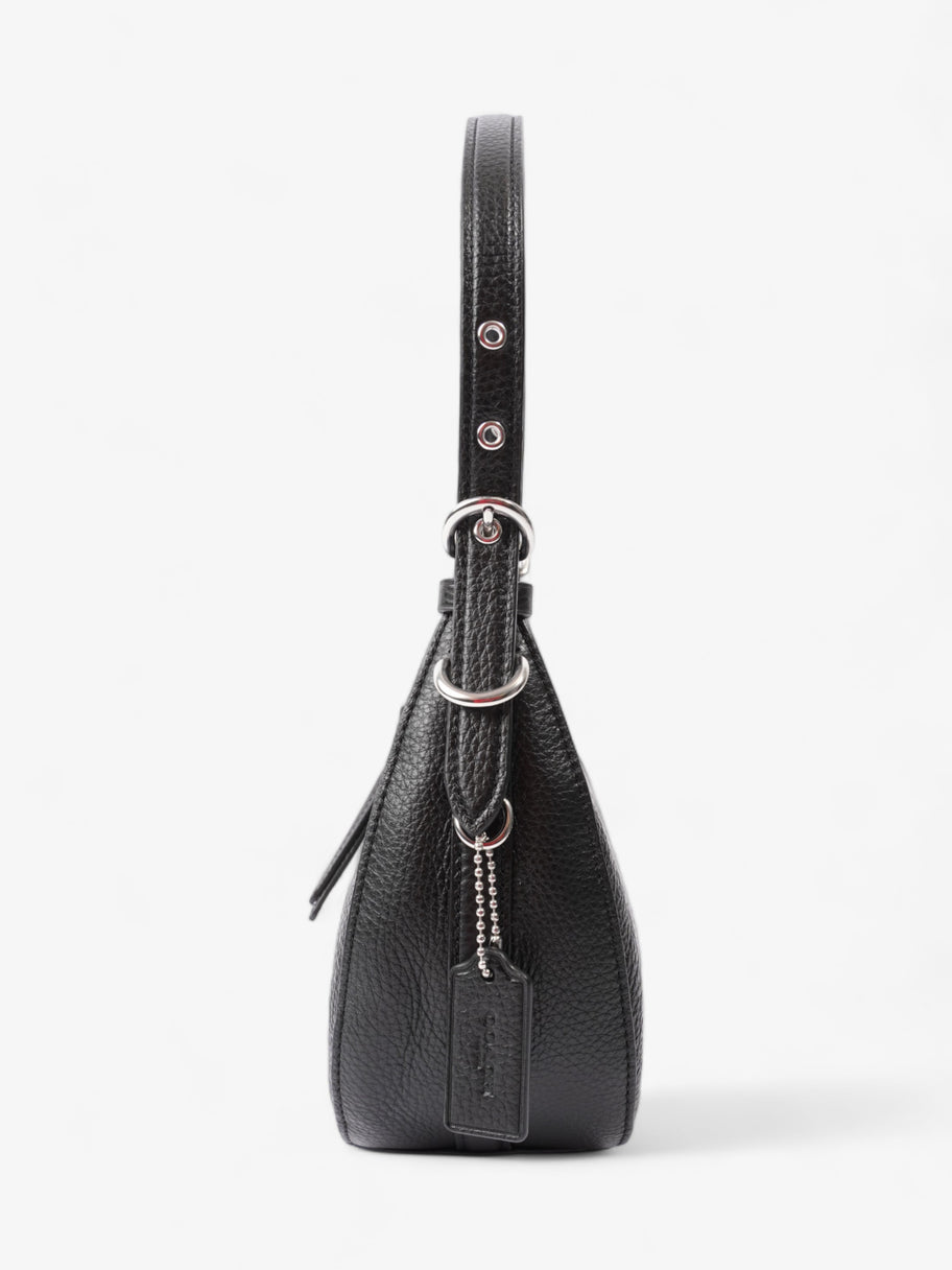 Hobo Bag Black Leather Image 3