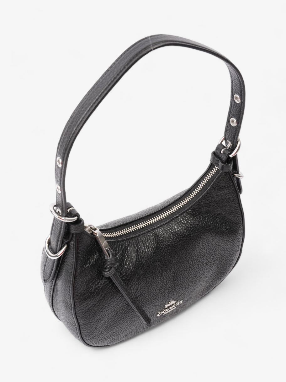 Hobo Bag Black Leather Image 7