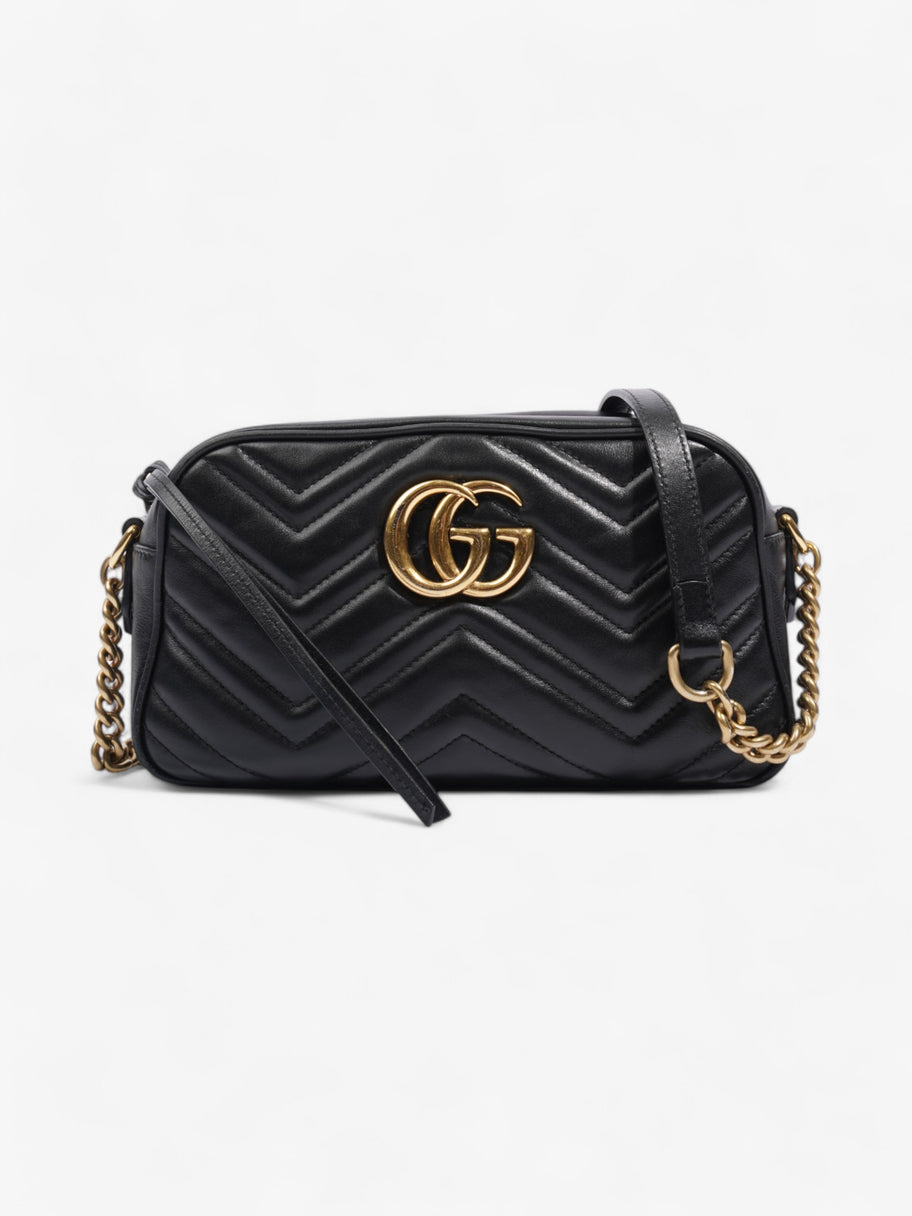 Gucci Marmont Black Matelasse Leather Small Image 1