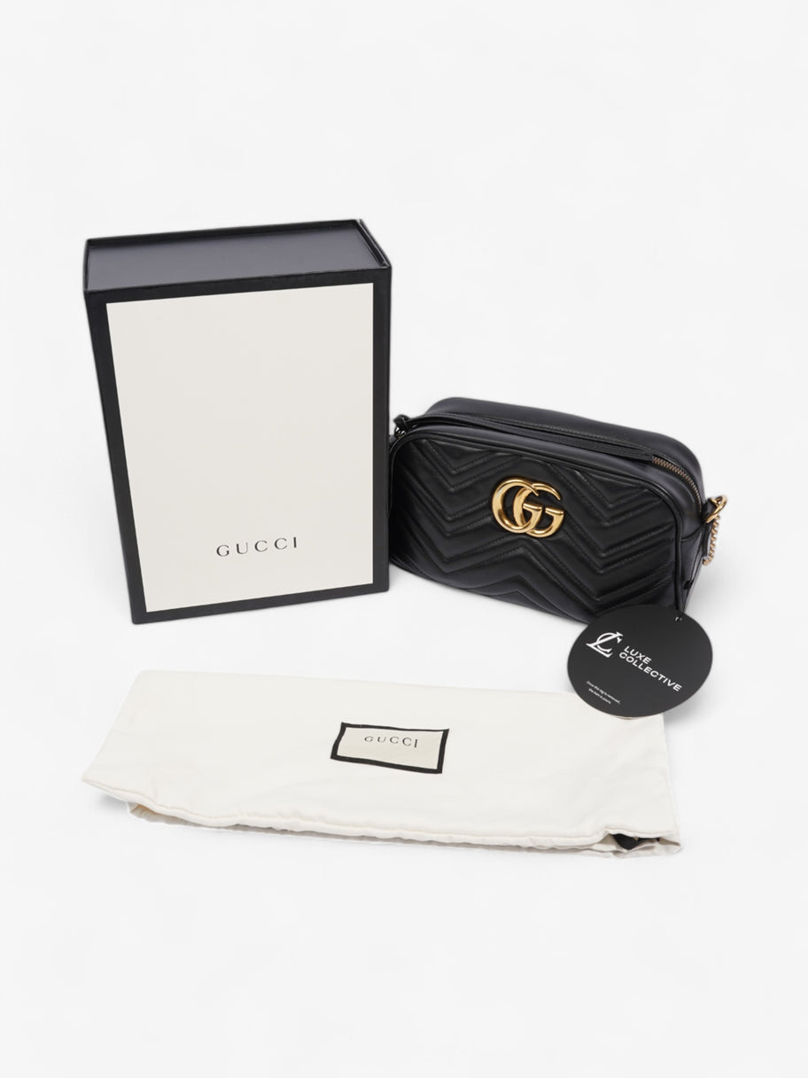 Gucci Marmont Black Matelasse Leather Small Image 12