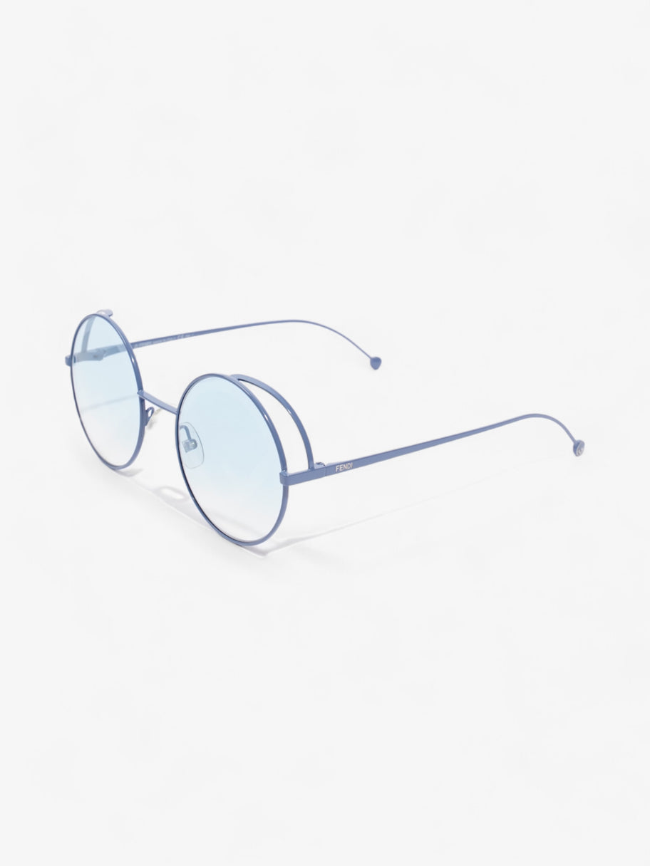 Fendi Round Sunglasses Blue Base Metal 135mm Image 5