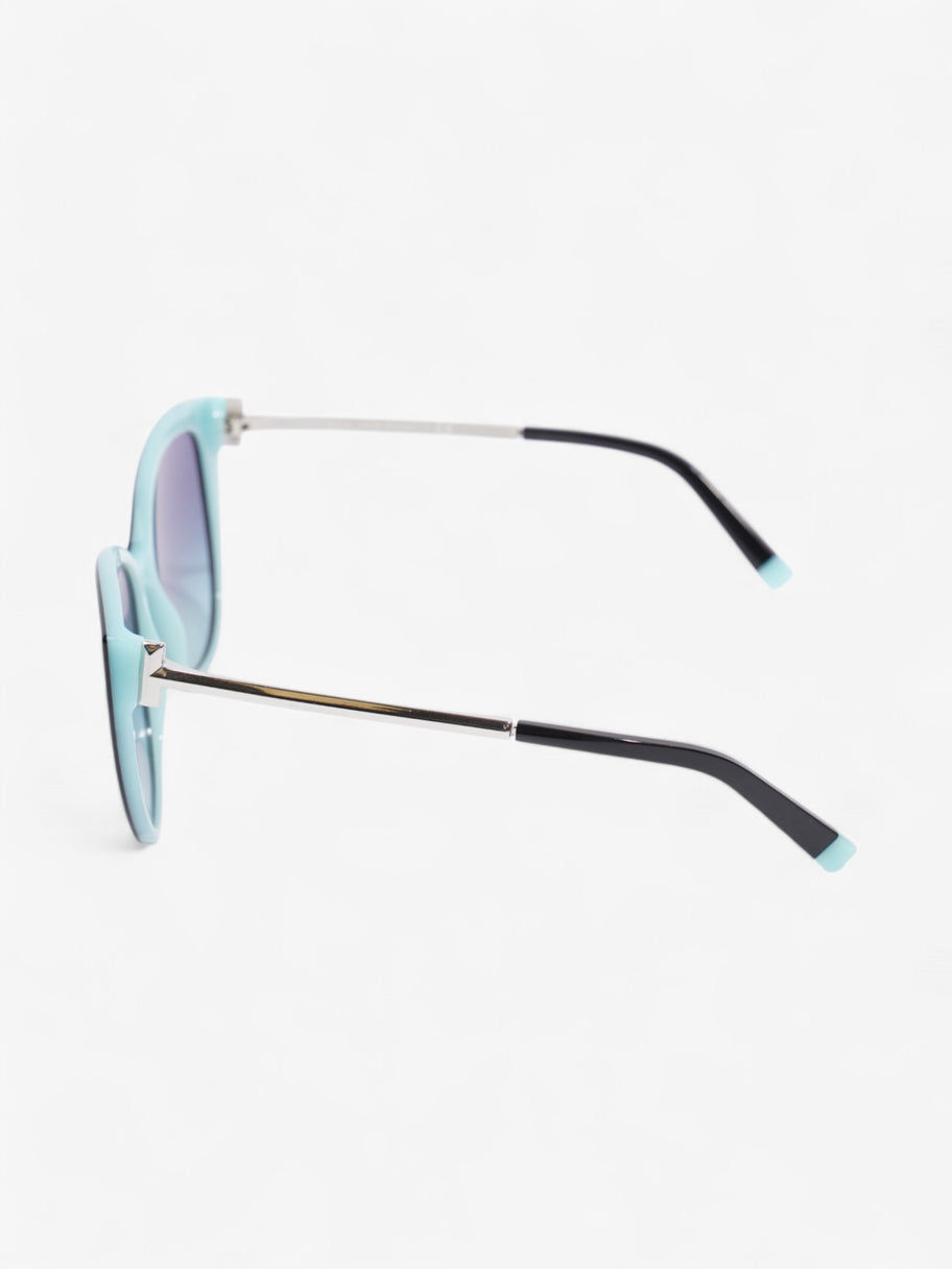 Tiffany and Co Gradient Cat Eye Sunglasses Black / Tiffany Blue / Silver Acetate Image 2