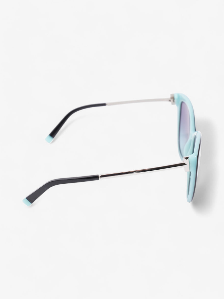 Tiffany and Co Gradient Cat Eye Sunglasses Black / Tiffany Blue / Silver Acetate Image 3