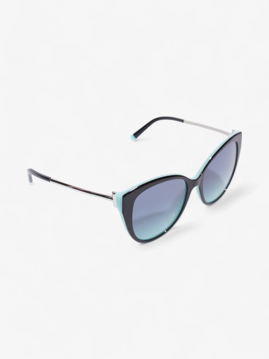 Tiffany and Co Gradient Cat Eye Sunglasses Black / Tiffany Blue / Silver Acetate Image 4