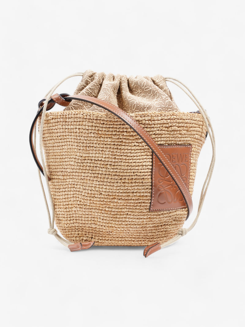  Loewe Pochette Bag Natural / Tan Raffia