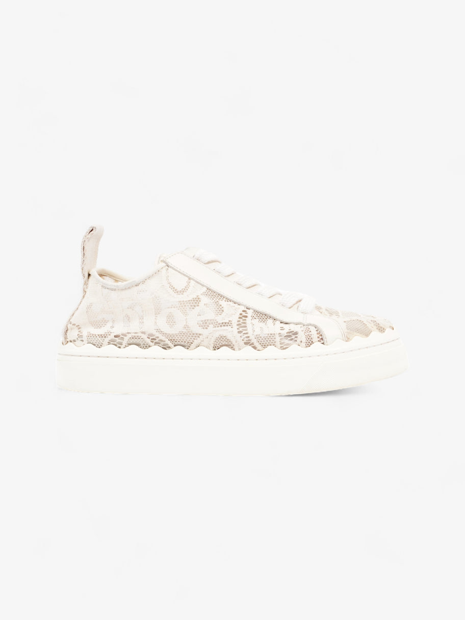 Chloe Lauren Sneakers Cream / Black Lace EU 38 UK 5 Image 1