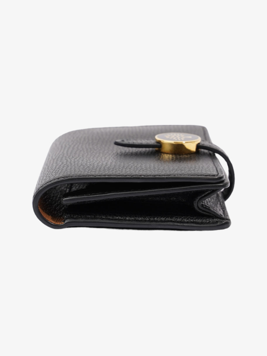 Mulberry Fold Over Wallet Black / Gold Leather Image 4