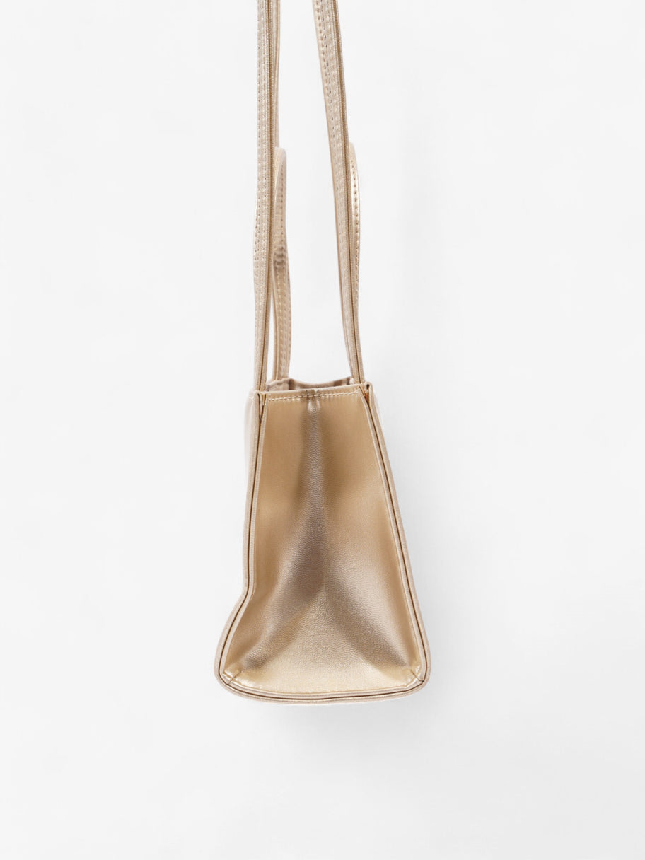 Telfar Shopping Bag Gold Polyurethane Small Image 5