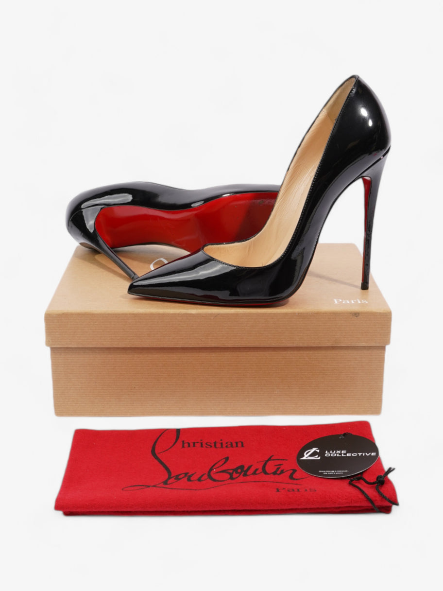 Christian Louboutin So Kate Heels 120 Black Patent Leather EU 40 UK 7 Image 10