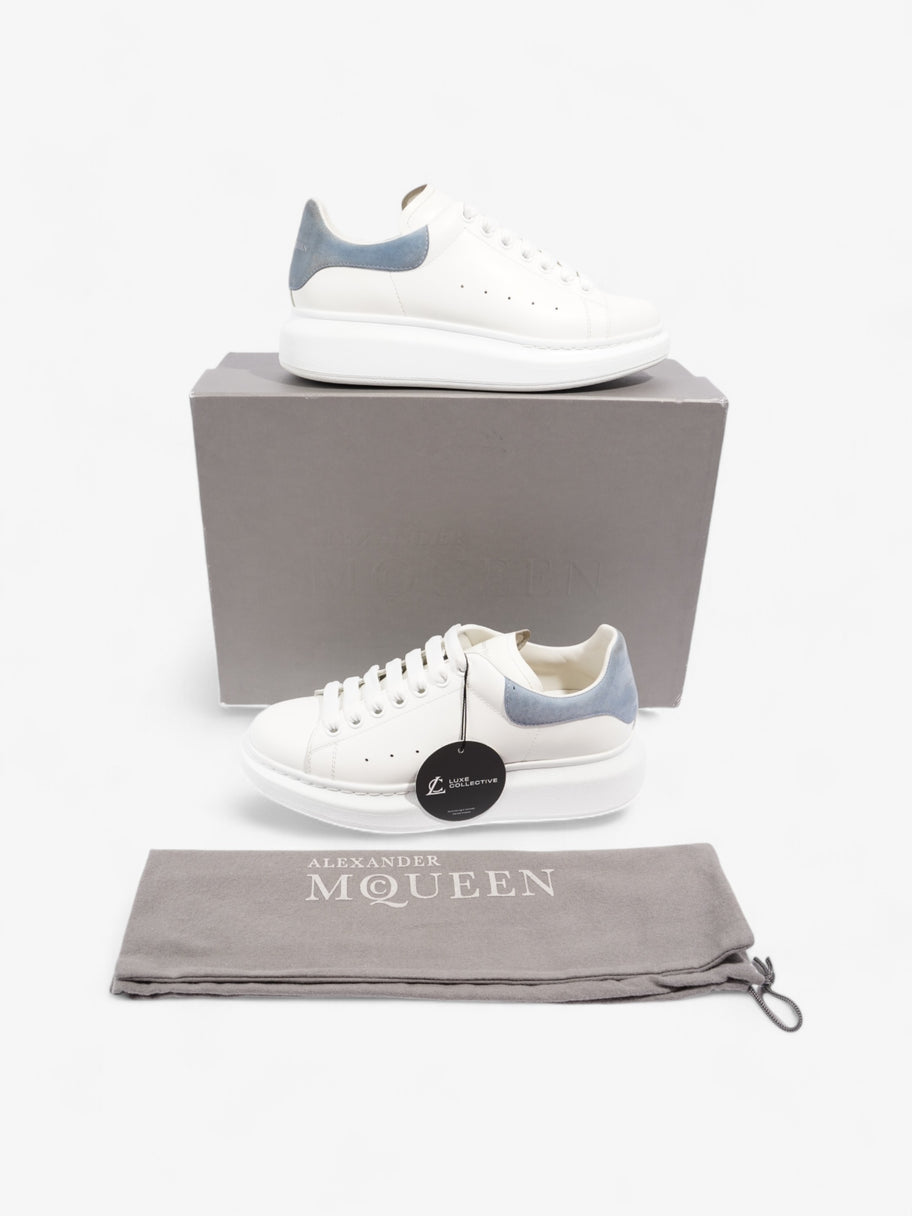 Alexander McQueen Oversized Sneakers White / Baby Blue Leather EU 38 UK 5 Image 10