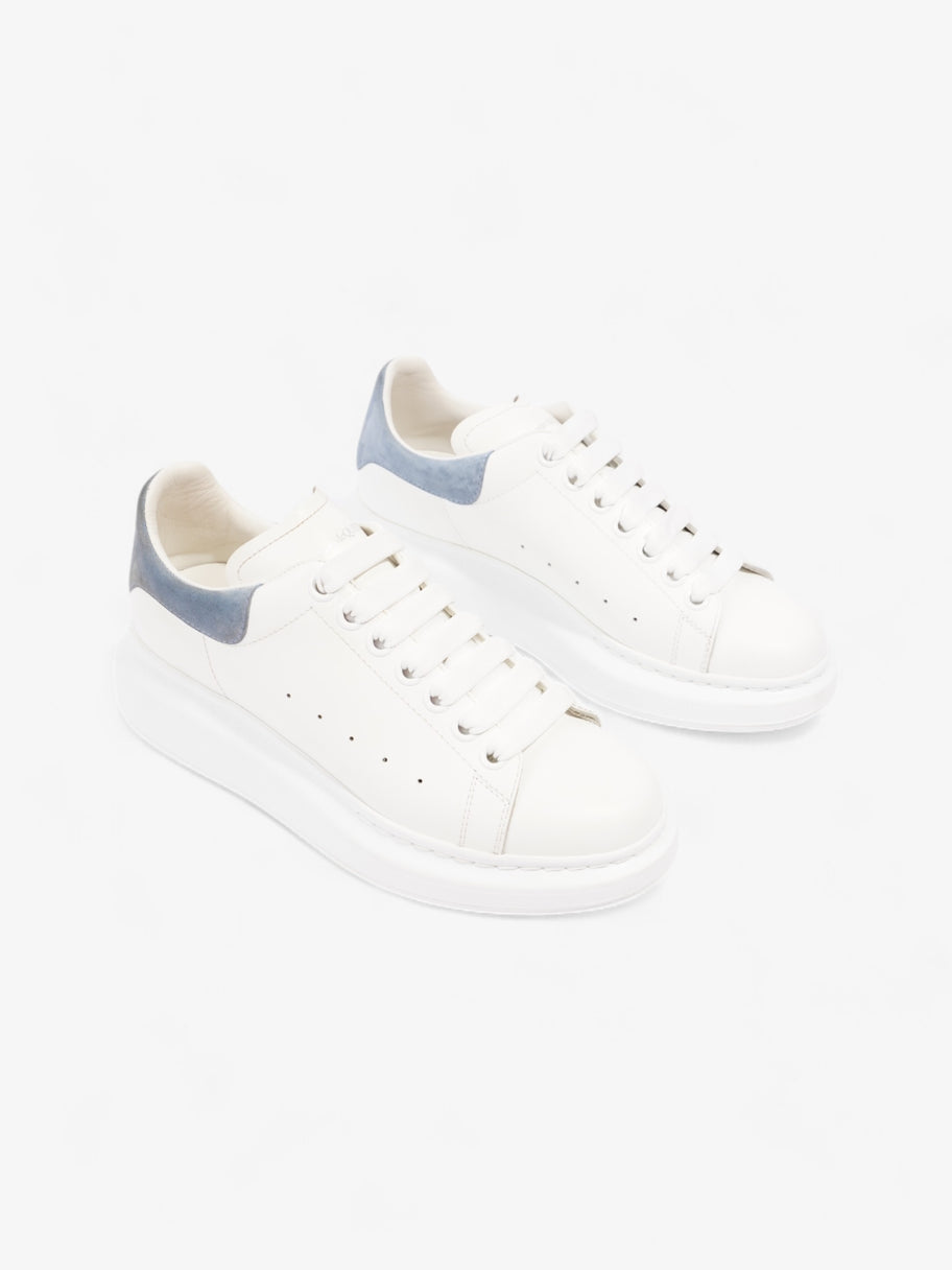 Alexander McQueen Oversized Sneakers White / Baby Blue Leather EU 38 UK 5 Image 2