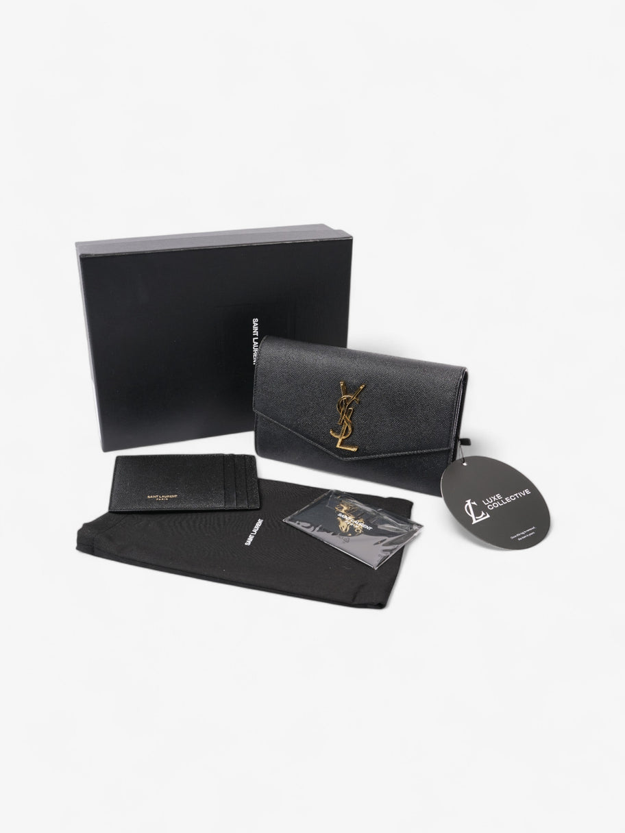 Saint Laurent Envelope Black Grained Leather Image 11