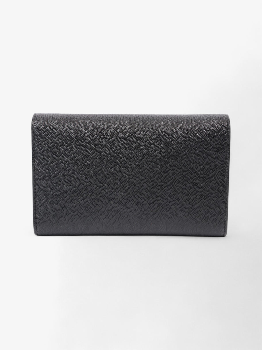 Saint Laurent Envelope Black Grained Leather Image 5