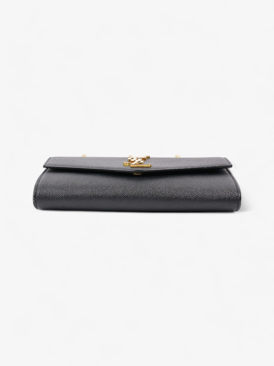 Saint Laurent Envelope Black Grained Leather Image 7