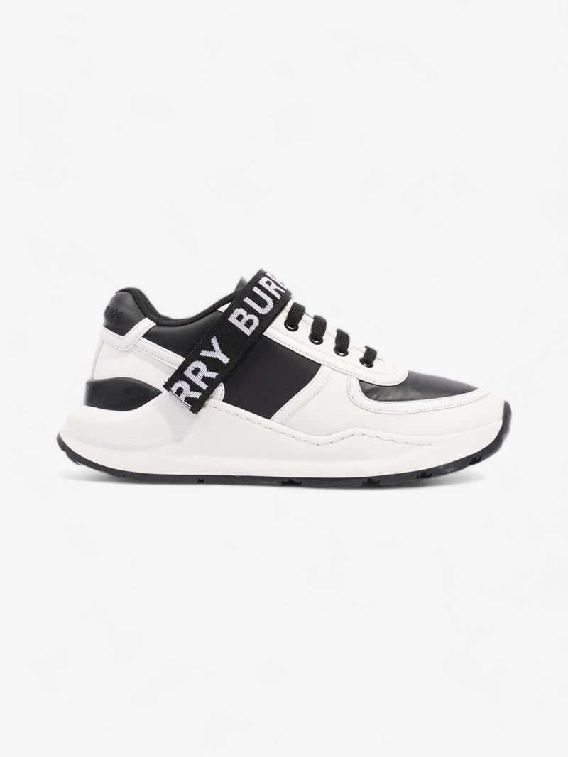  Burberry Ronnie Trainer Black / White Leather EU 38 UK 5