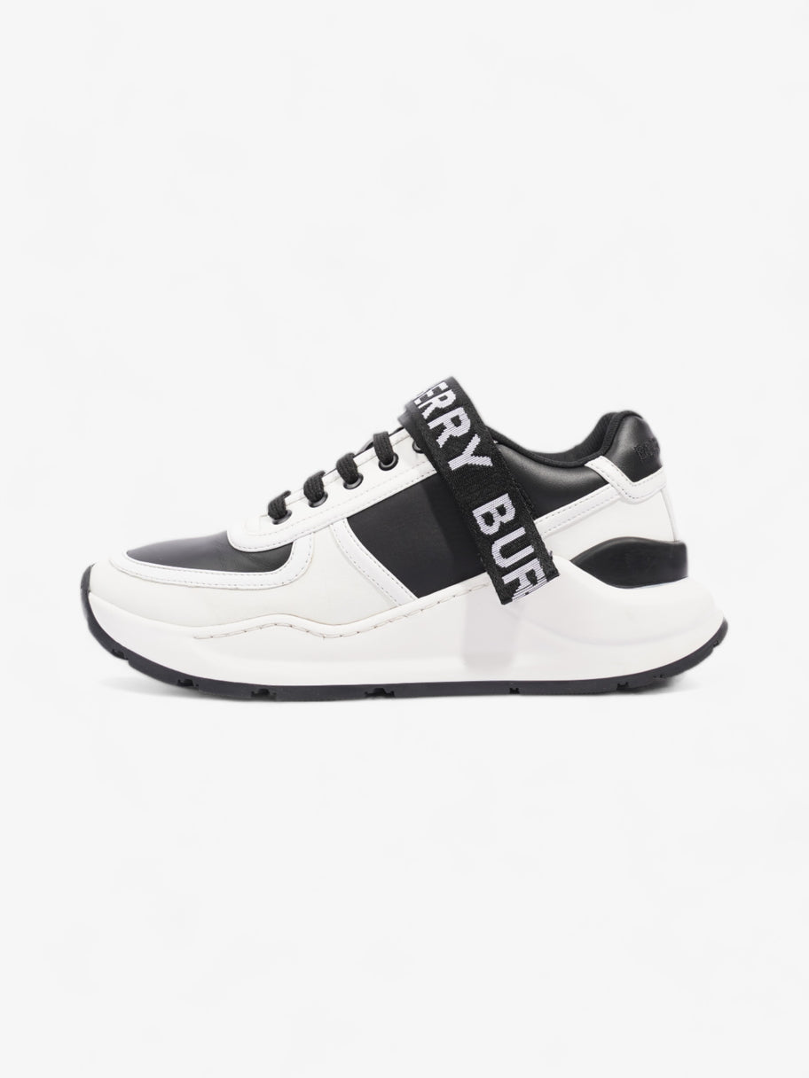 Burberry Ronnie Trainer Black / White Leather EU 38 UK 5 Image 5