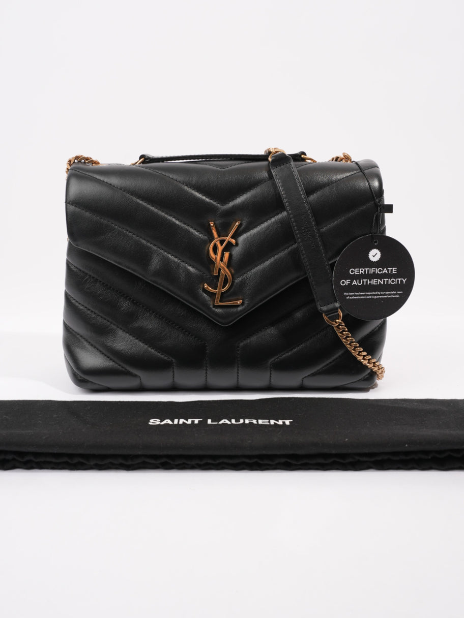 Saint Laurent LouLou Black Matelasse Leather Medium Image 11