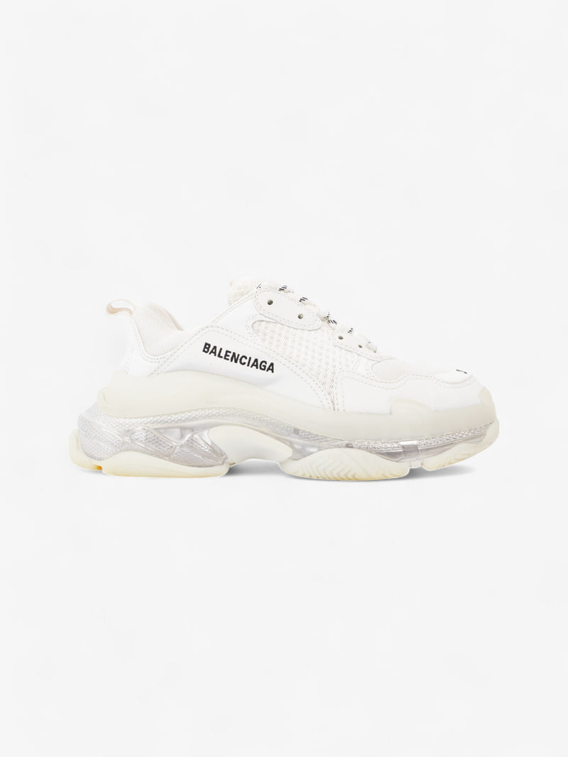  Balenciaga Triple S Clear Sole White Mesh EU 39 UK 6