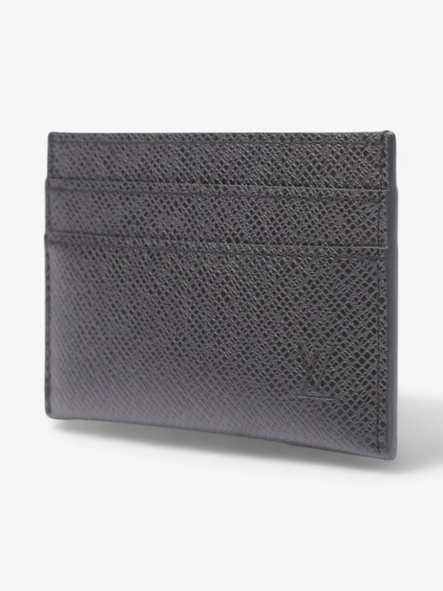 Louis Vuitton Porte Cartes Black Leather Image 3