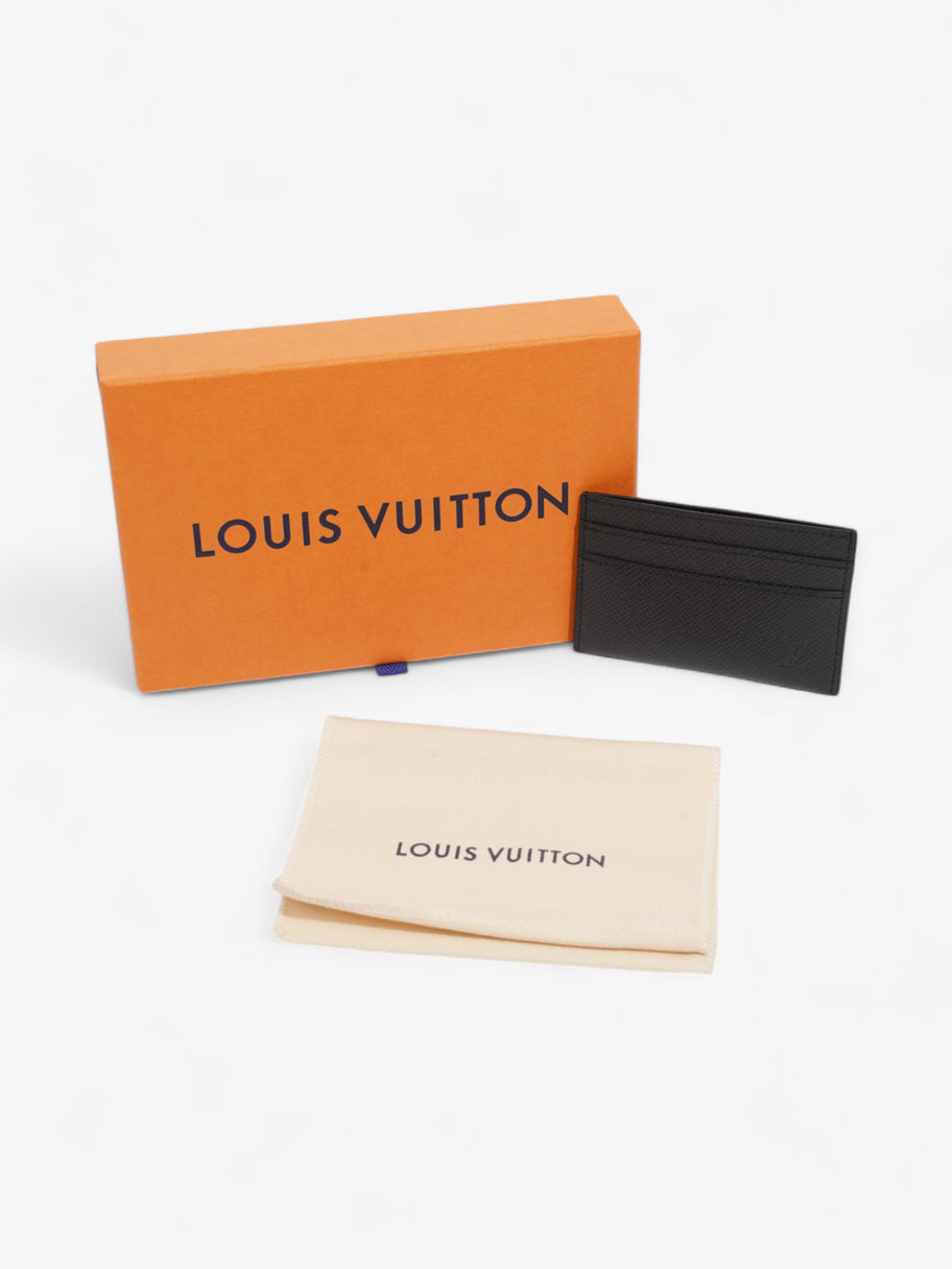 Louis Vuitton Porte Cartes Black Leather Image 7