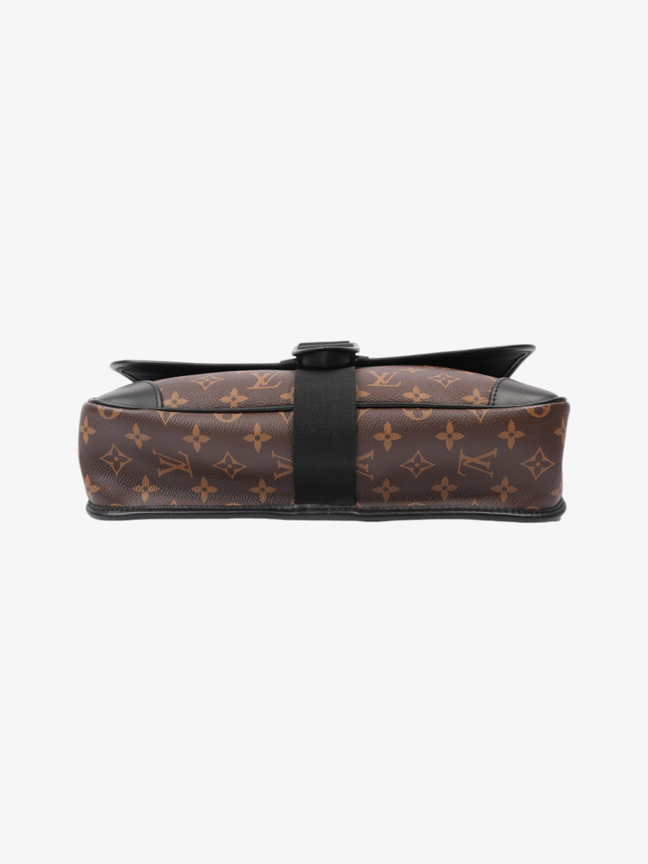 Louis Vuitton Macassar Archy Messenger Monogram / Black Coated Canvas MM Image 6