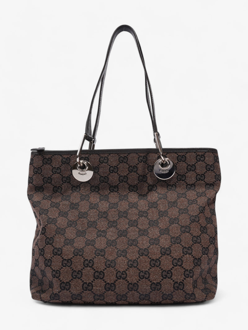  Gucci GG Tote Bag GG Supreme / Dark Brown Canvas