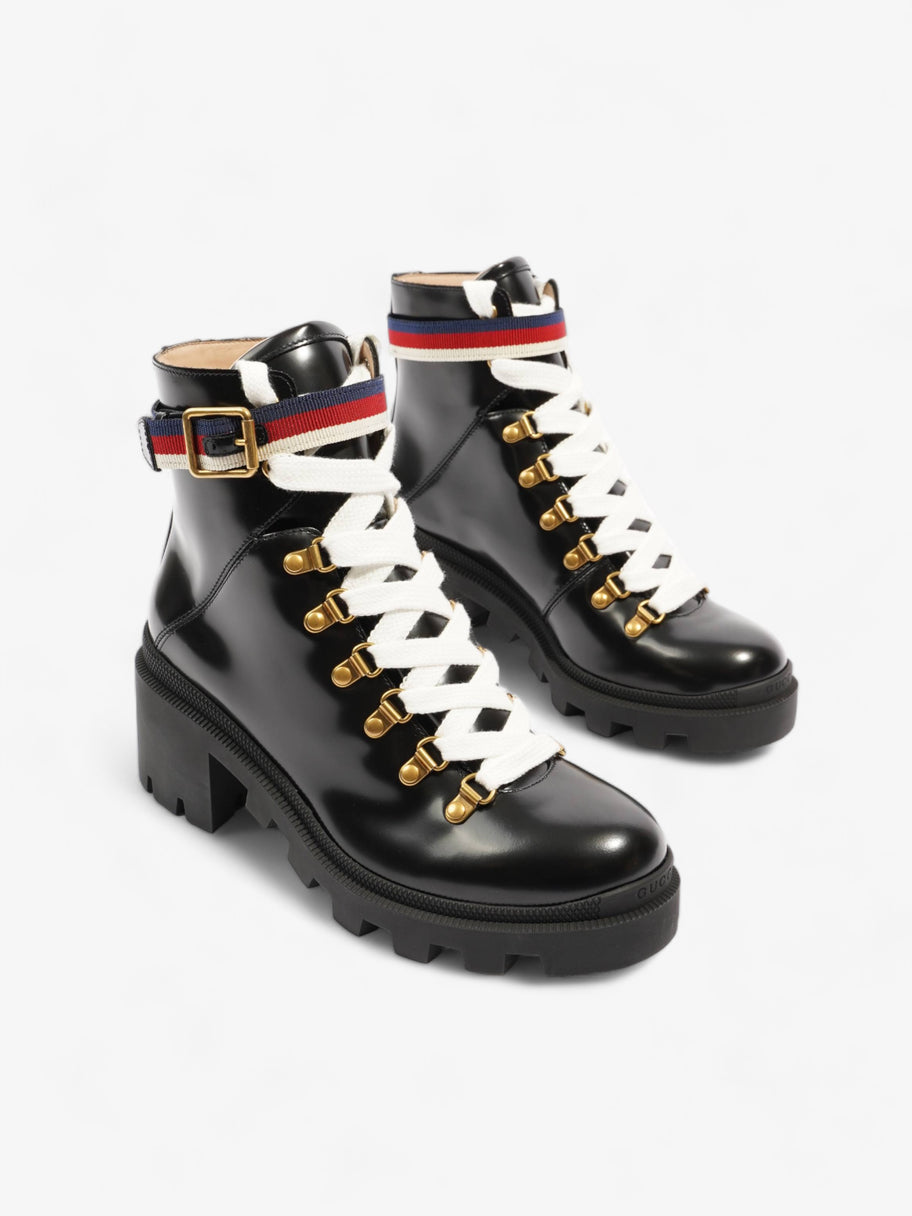 Sylvie Web Ankle Boot Black Patent Leather EU 38.5 UK 5.5 Image 2