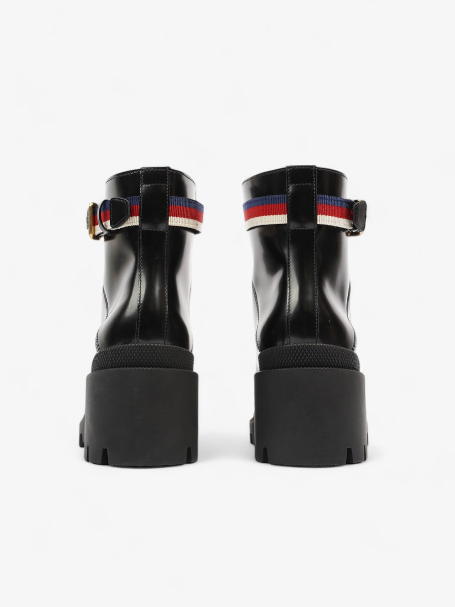 Sylvie Web Ankle Boot Black Patent Leather EU 38.5 UK 5.5 Image 6