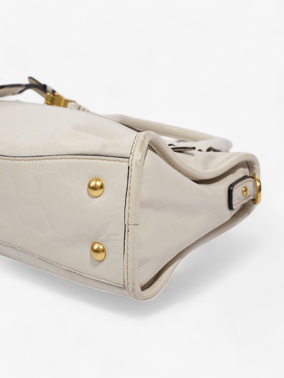 Miu Miu Bauletto Satchel Cream Leather Image 10