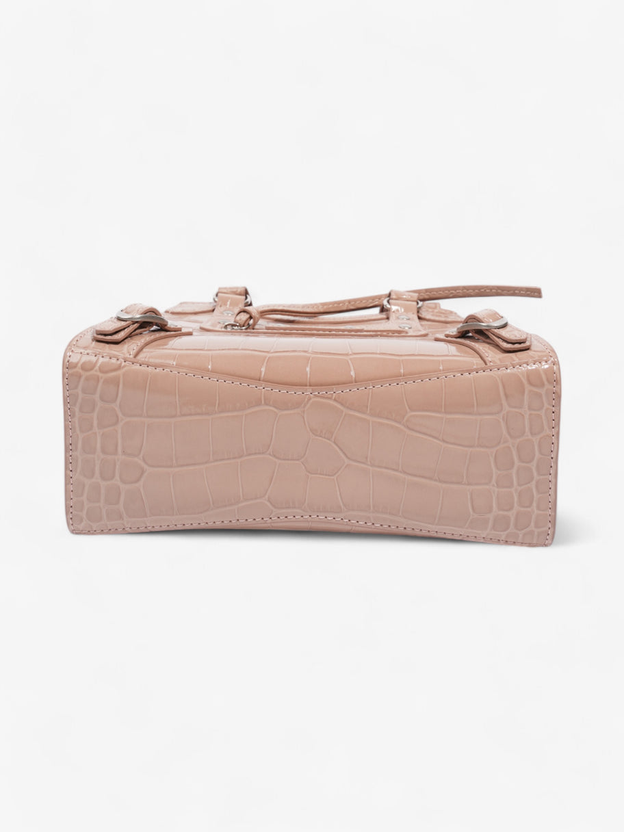 Balenciaga Le City Rose Beige  Embossed Leather Mini Image 6