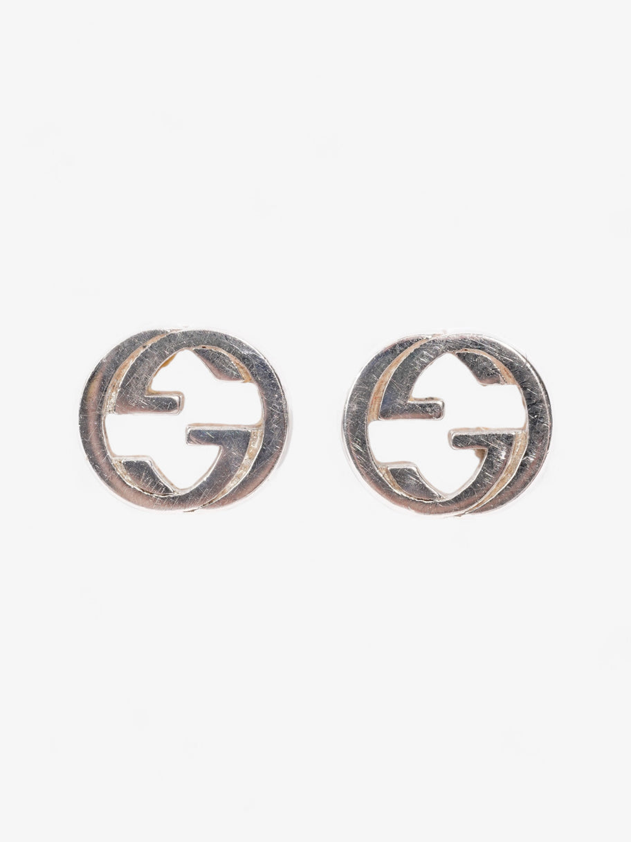 Gucci Interlocking G Earrings Silver Silver Sterling Image 1