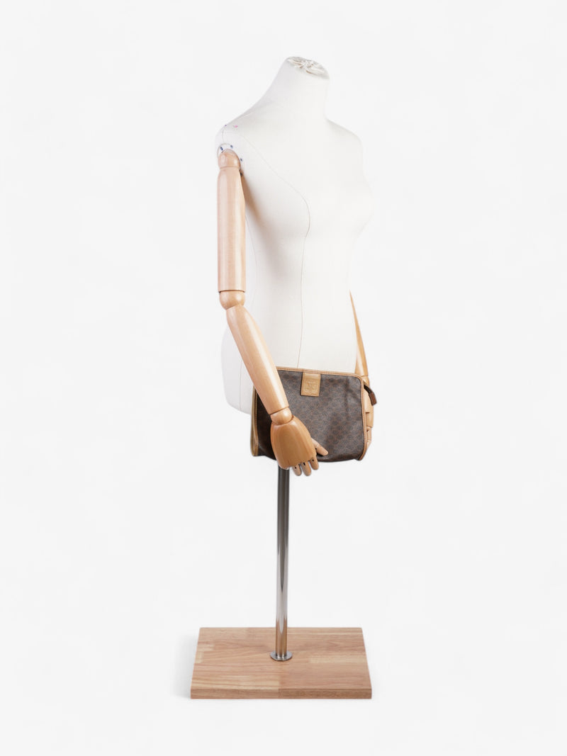  Celine Pouch Brown Coated Canvas