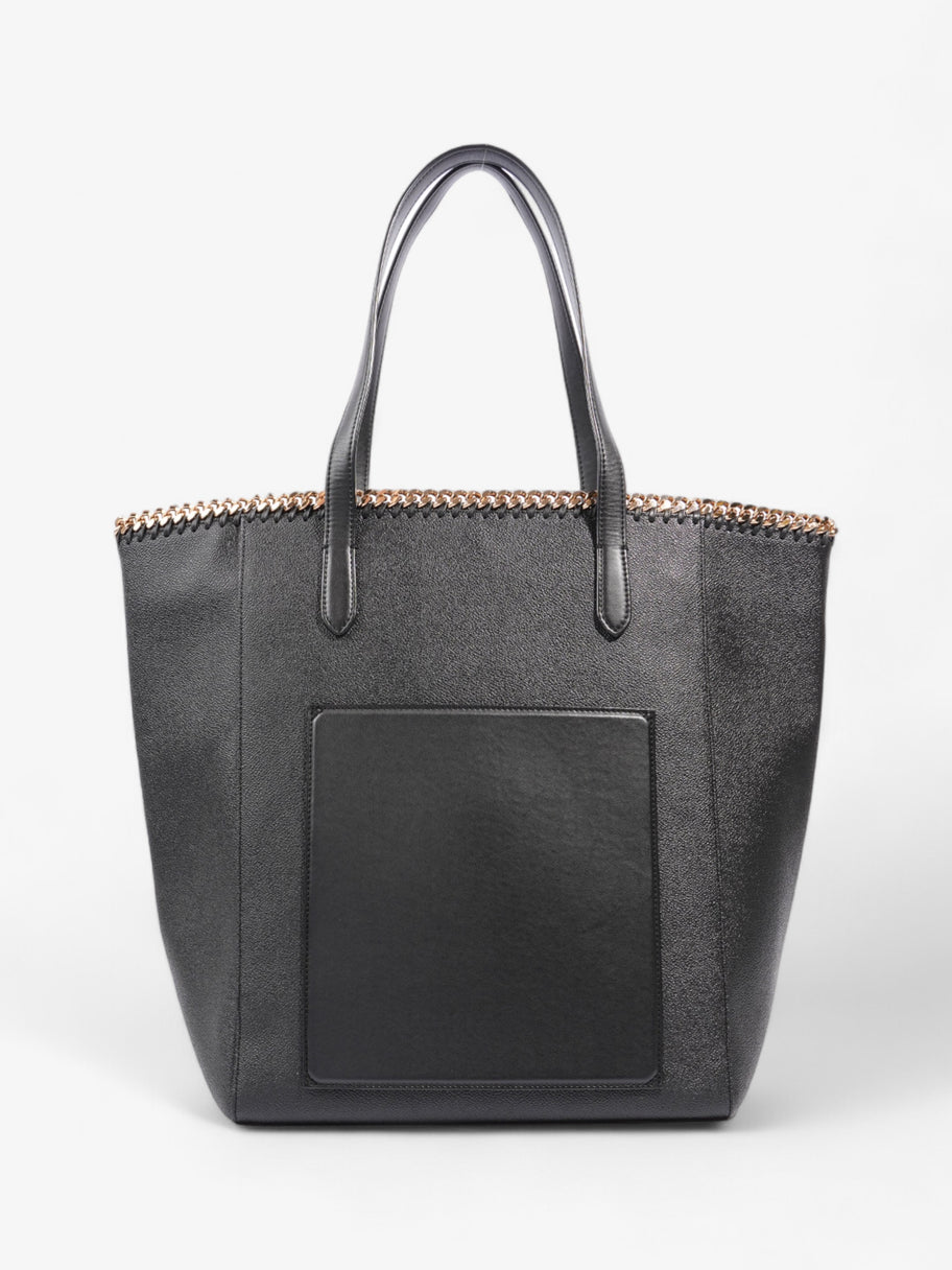 Stella McCartney Large Tote Black Leather Image 4