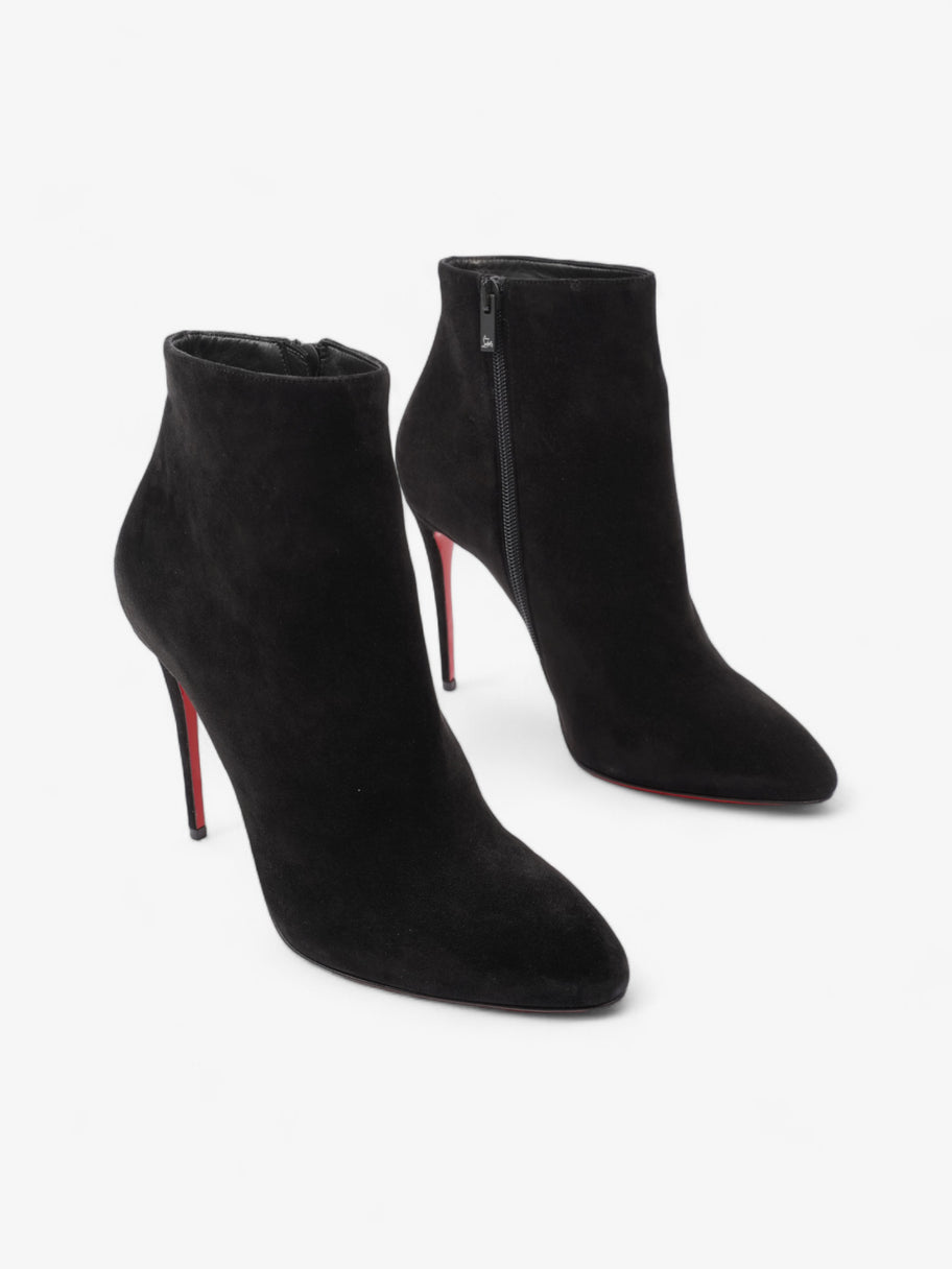 Christian Louboutin Eloise Booty 100 Black Suede EU 40 UK 7 Luxe Collective