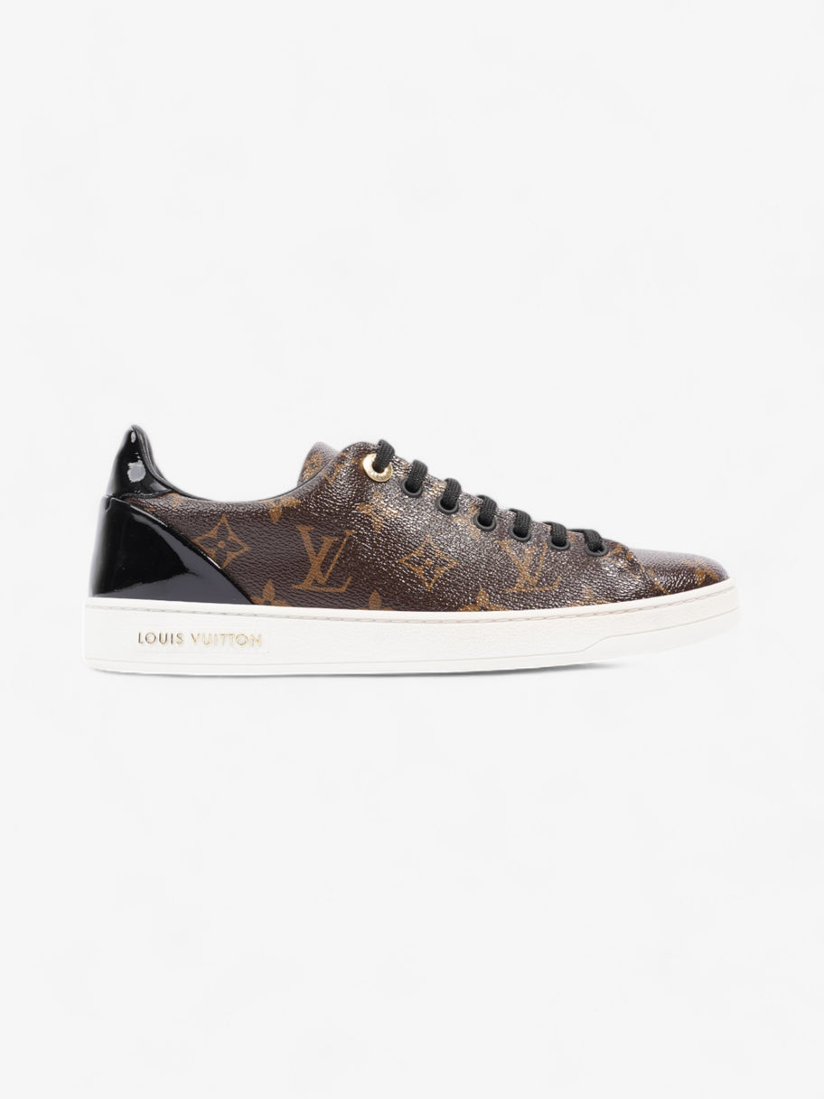 Louis Vuitton Frontrow Sneakers Brown Monogram / Black Coated Canvas EU 37.5 UK 4.5 Image 1