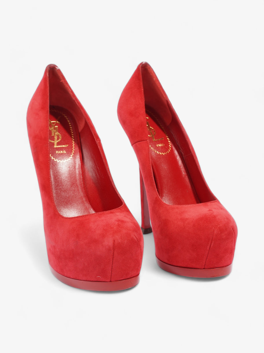 Saint Laurent Tribute 120 Red Suede EU 37.5 UK 4.5 Image 2