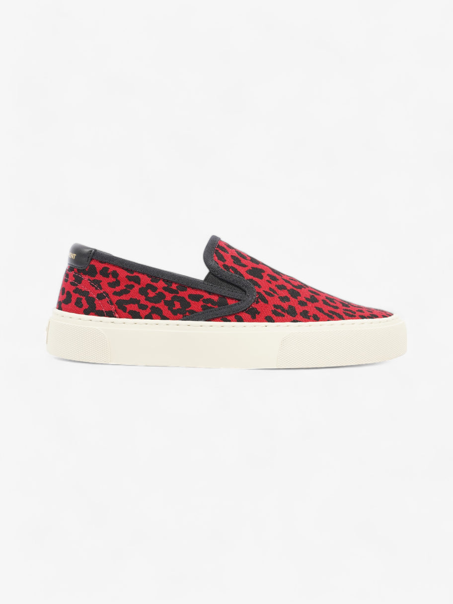 Saint Laurent Slip On Sneaker Red / Black Suede EU 36 UK 3 Image 1