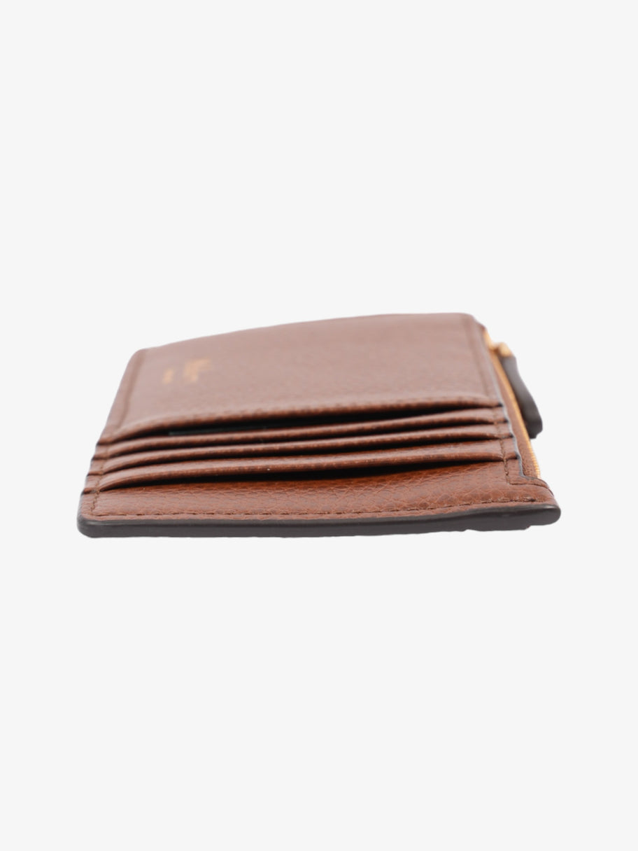 Mulberry Zip Long Card Holder Oak Grained Leather Image 3