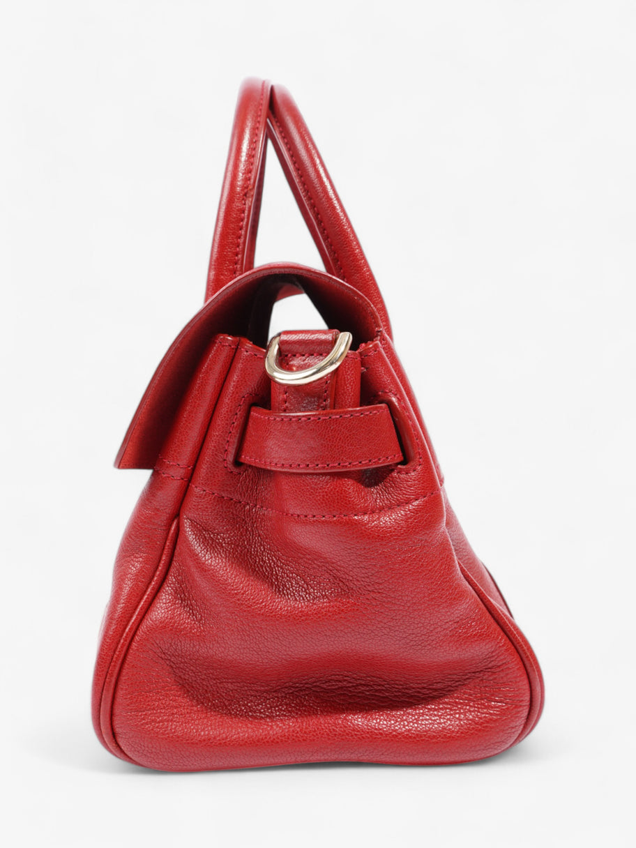 Mulberry Bayswater Satchel Red Grained Leather Image 3