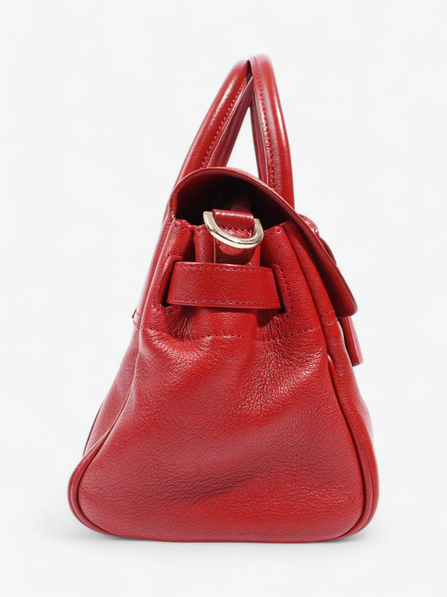 Mulberry Bayswater Satchel Red Grained Leather Image 5