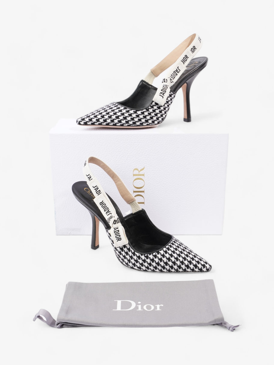 Christian Dior J'Adior Pumps 100 Black / White Tweed EU 39 UK 6 Image 10